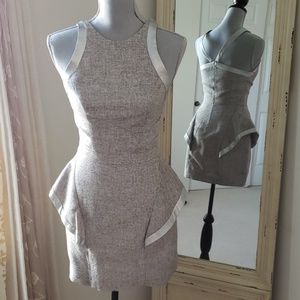 Keepsake The Label Silver Tweed dress fit & flare